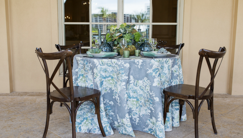 Wedding Table Linen, 60 Inch Round Tablecloth Wedding