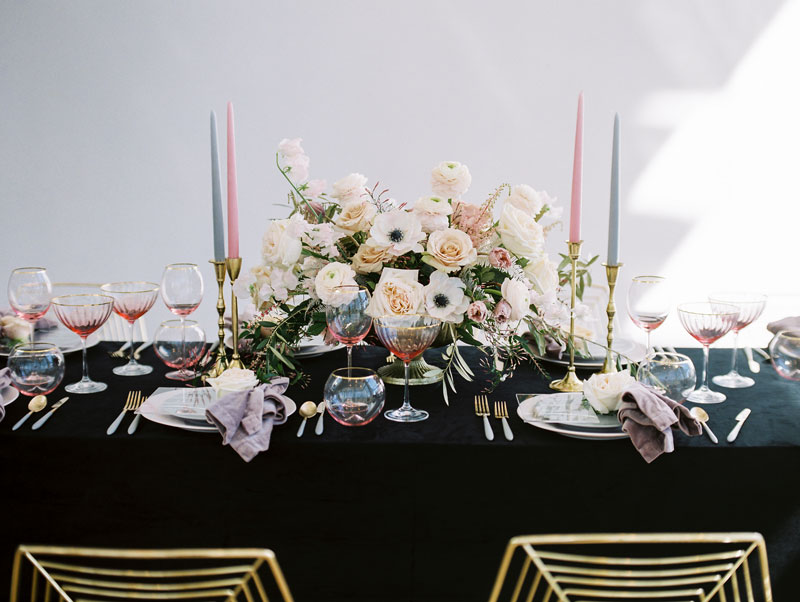 Sweet Lilac Tablescape